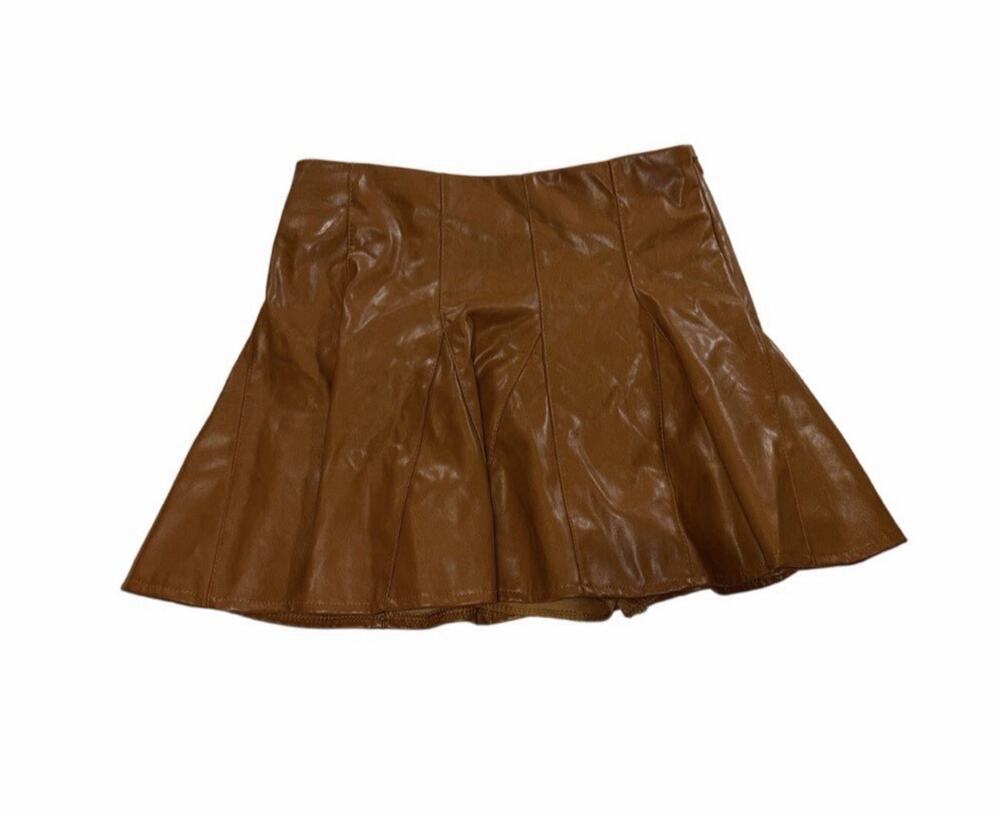 Women’s French Kiss Brown Mini Skirt Medium